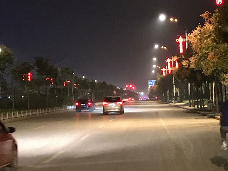 菏澤市鄆城縣水滸路、金河路照明改造